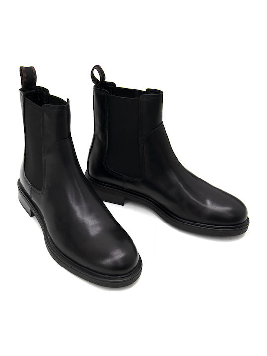 Freya Leather Women's Chelsea Ankle Boots Black