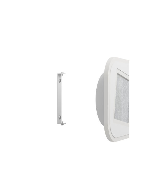 Eglo Macchioni Ceiling Mount Light 20cm White with Integrated LED and Crystals