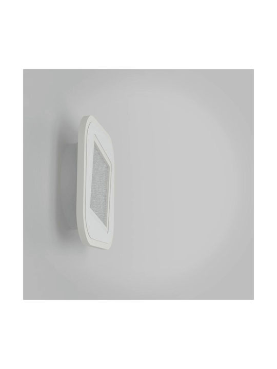 Eglo Macchioni Ceiling Mount Light 20cm White with Integrated LED and Crystals
