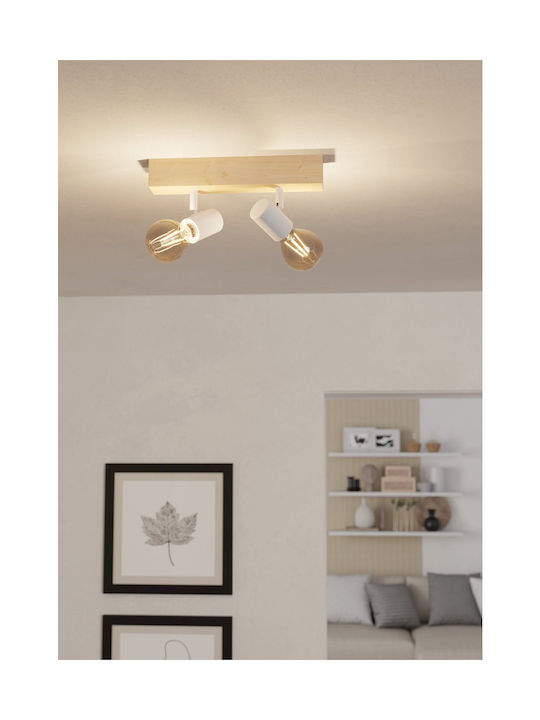Eglo 99483 Spotlight Townshend 3 2xe27 60w 230v FSC Certified