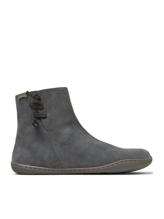 Peu Cami Leather Women's Ankle Boots Gray