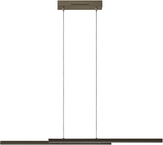 Eglo Fraioli C Pendant Light Silver Rail 105.5x10x120cm