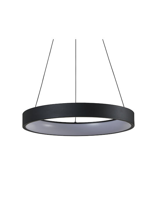 Eglo Marghera Κρεμαστό Φωτιστικό Μαύρο LED με Πολύχρωμο RGBW Φωτισμό 60x110x110εκ.