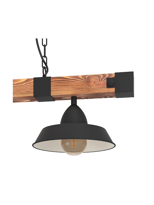Eglo 44086 Pendant Ceiling Light Oldbury 3xe27 60w 230v FSC Certified