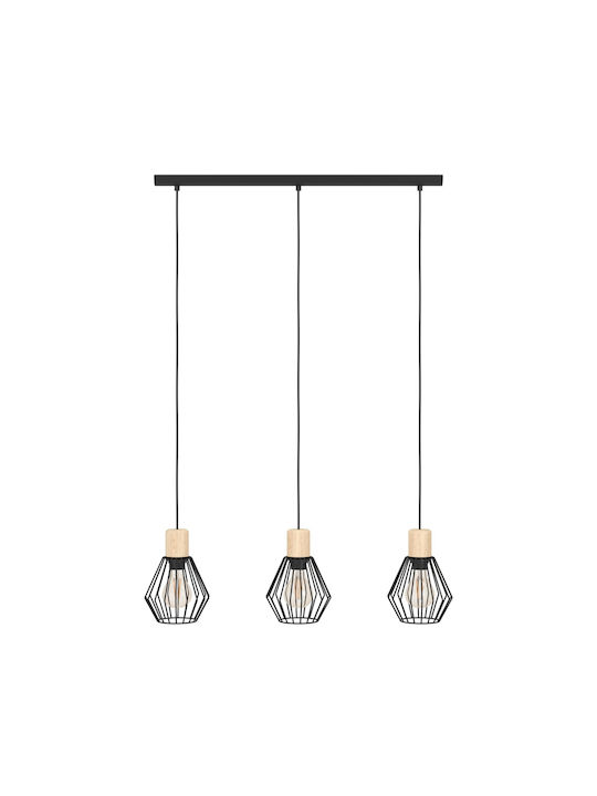 Eglo Pendant Light Brown 76x16x110cm