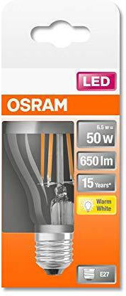 Ledvance LED Bulb 105mm for Socket E27 and Shape A60 Warm White 650lm