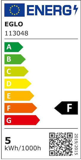 Eglo Λάμπα LED για Ντουί E27 και Σχήμα ST64 Θερμό Λευκό