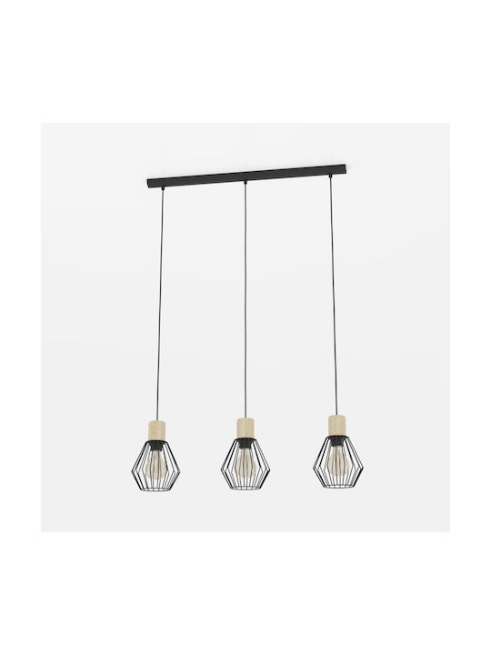 Eglo Pendant Light Brown 76x16x110cm