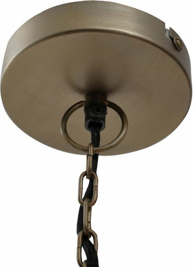 Edith Ptmd Pendant Light Bronze with Socket E27 40x40x48cm