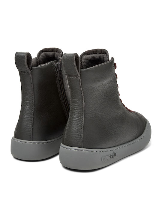 Peu Touring Leather Women's Ankle Boots Gray