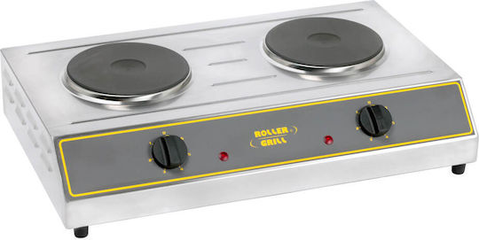 Roller Grill ELR3 Electric Cooktop Double 3kW 65x40x15.5cm