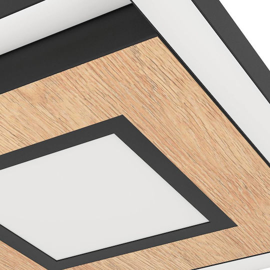 Eglo Marinello Ceiling Mount Light 48.5cm Brown