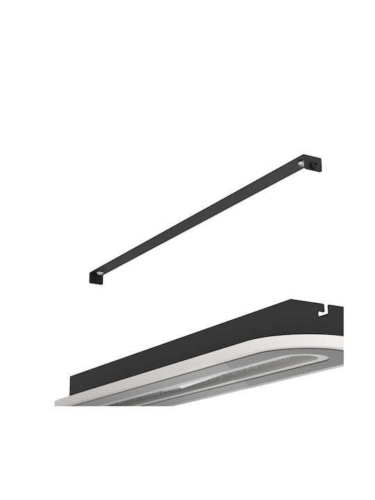 Eglo Macchioni Ceiling Mount Light 55cm Black with Integrated LED