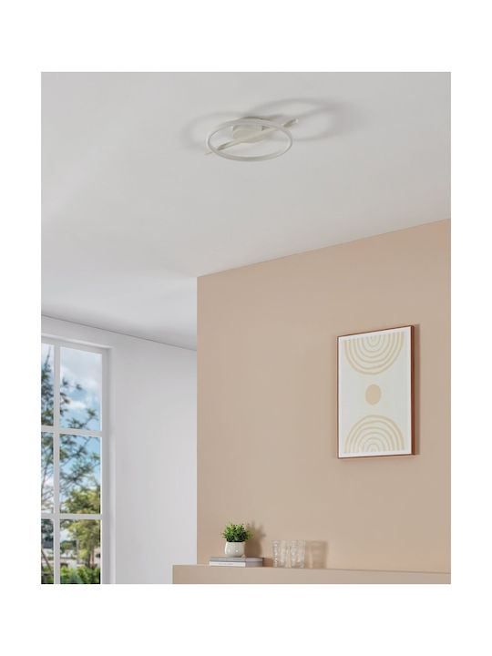 Eglo Amandolo Ceiling Mount Light 40cm White with Integrated LED