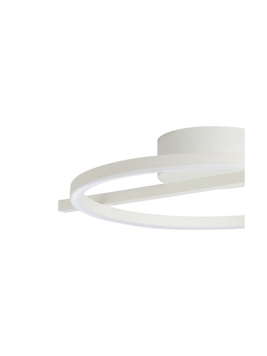 Eglo Amandolo Ceiling Mount Light 40cm White with Integrated LED