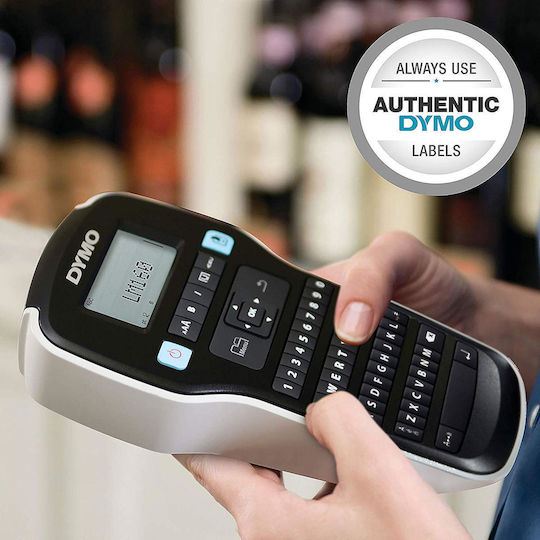 Dymo Labelmanager 160 Ετικετογράφος Χειρός σε Μαύρο Χρώμα