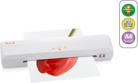 Peach Πλαστικοποιητής Επιτραπέζιος για A4 100 microns με Κόφτη