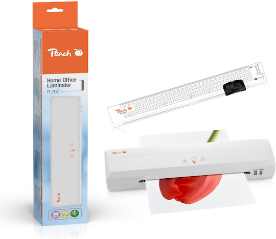 Peach Πλαστικοποιητής Επιτραπέζιος για A4 100 microns με Κόφτη