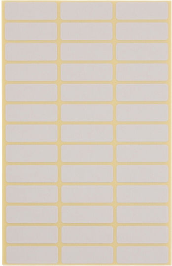 Stef Labels Small Adhesive Labels in White Color 30xmm