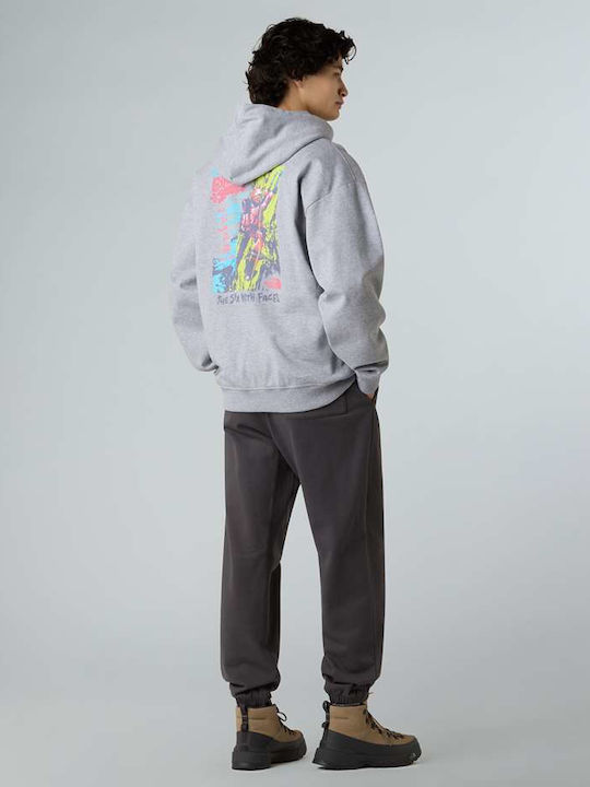Φούτερ με Κουκούλα Tnf Light Grey