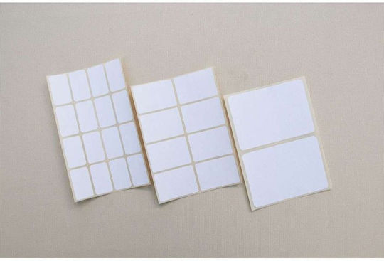 Stef Labels Small Adhesive Labels in White Color 8x1mm