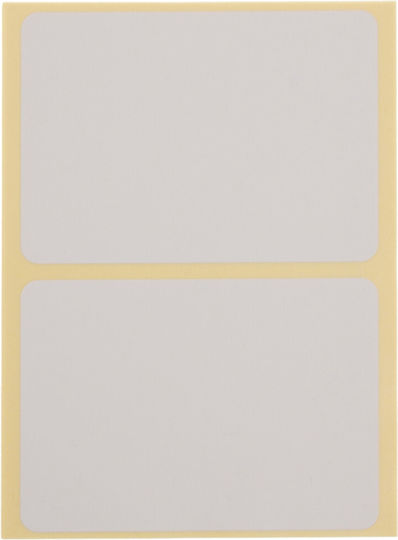 Stef Labels Small Adhesive Labels in White Color 100x70mm