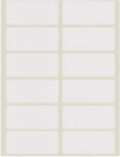 +Efo 480Stück Klebeetiketten No16 in Weiß Farbe 49x23mm