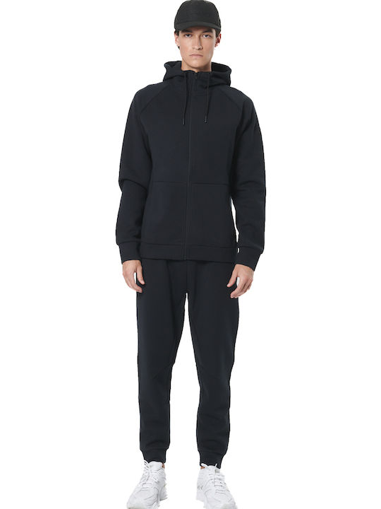 Black Hoodie Cardigan