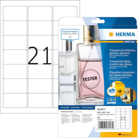 Herma 525 Etichete autoadezive A4 Dreptunghiulare 63.5x38.1mm