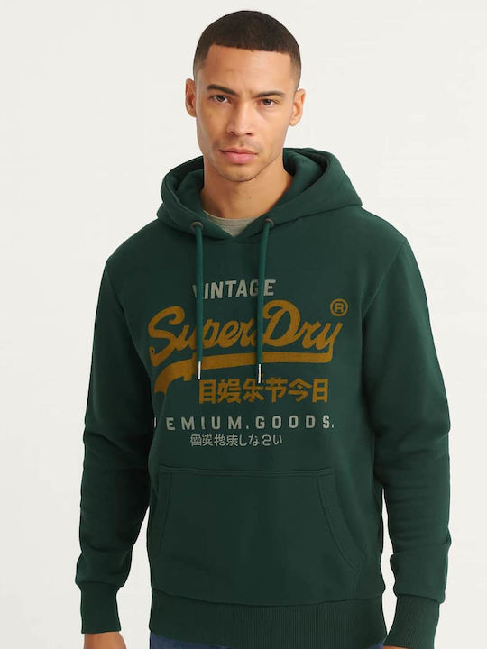 D1 Ovin D1 Ovin Sweatshirt with Hood Green
