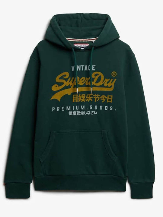 D1 Ovin D1 Ovin Sweatshirt with Hood Green