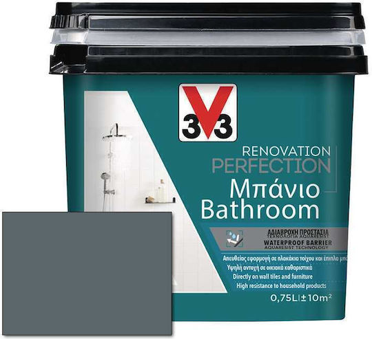 V33 Renovation Perfection Bathroom Χρώμα Anthracite 750ml