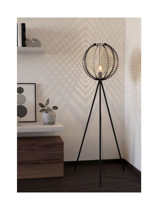 Eglo Eglo Stehlampe Mit E27 Lampenbirnensockel Schwarz