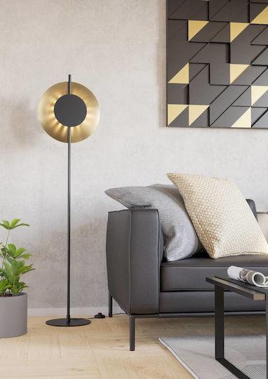 Eglo LED Φωτιστικό Δαπέδου Υ150xΜ38εκ. με Θερμό Λευκό Φως 1300lm Μαύρο
