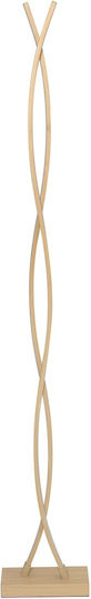 Eglo Lasana LED Floor Lamp H143xW23cm. with Warm White Light 4700lm Brown