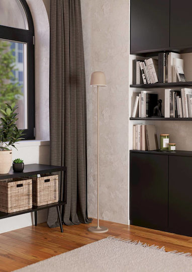 Eglo LED Floor Lamp with Warm White Light 440lm Beige