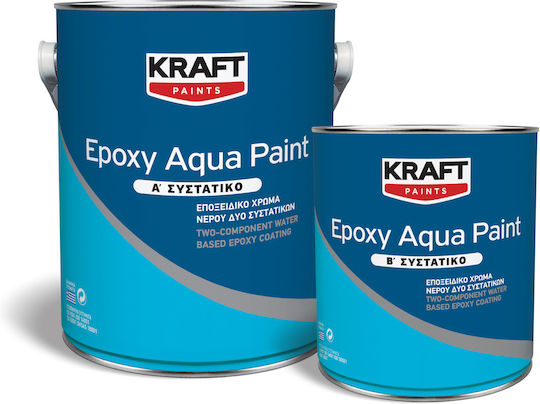 Kraft Epoxy Aqua Paint Χρώμα Λευκό 3lt