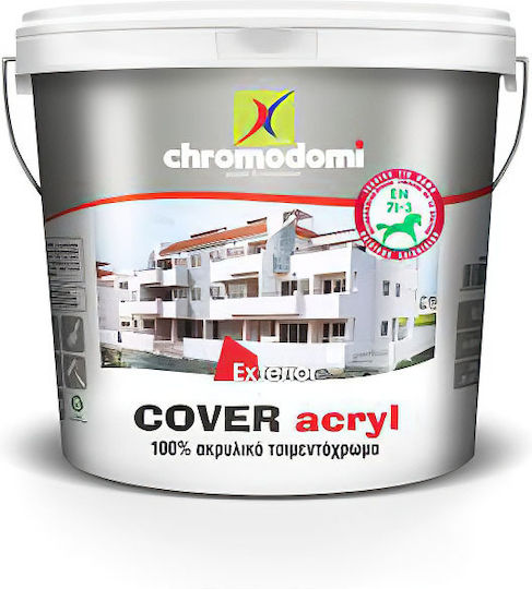 Χρωμοδομή Cover Acryl Τσιμεντόχρωμα Ακρυλικό Κεραμιδί 3lt