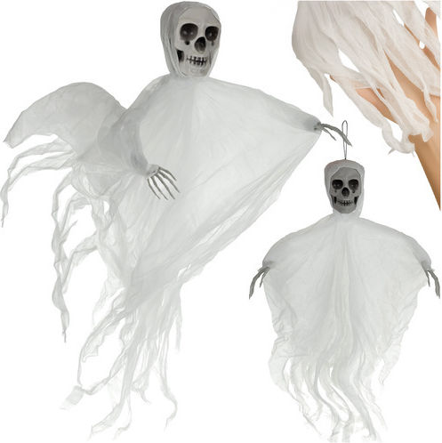 Halloween Skeleton Decoration Zola Hanging 70 X 60 Cm White