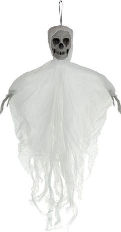 Halloween Skeleton Decoration Zola Hanging 70 X 60 Cm White