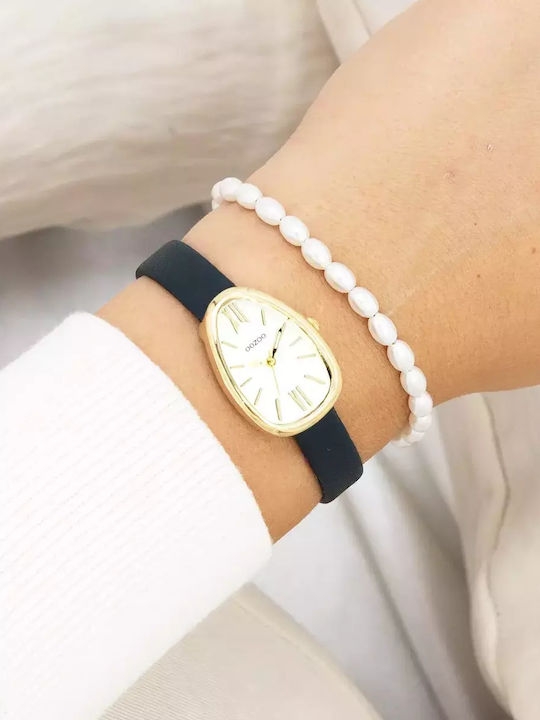 Oozoo Timepieces Ρολόι Μπαταρίας με Δερμάτινο Λουράκι