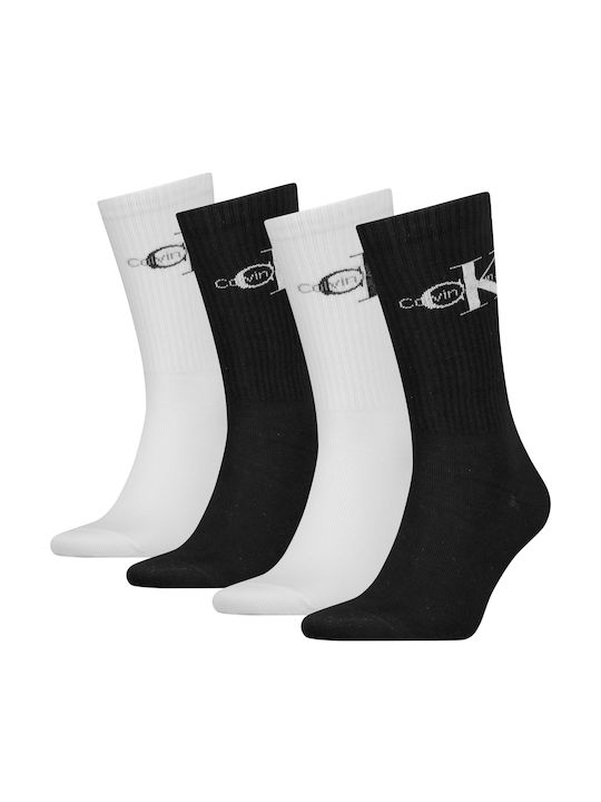 Calvin Klein Ανδρικές Κάλτσες White-black 4Pack