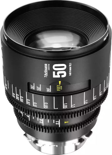 7artisans Full Frame Φωτογραφικός Φακός INFINTE Cine 50mm T2.1 PL Σταθερός Μαύρος