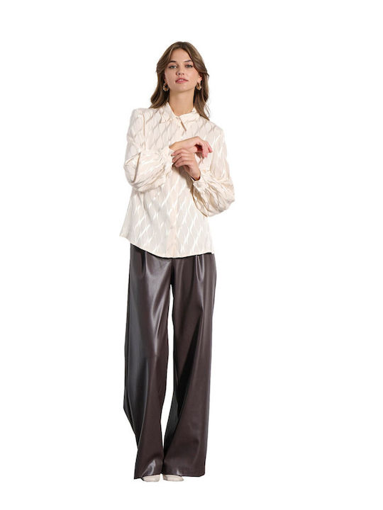 Women's Long Sleeve Shirt Off White