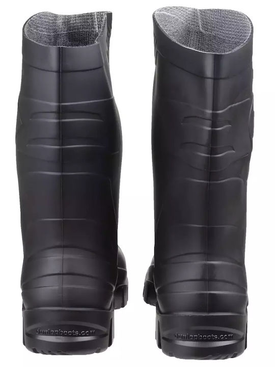 Dunlop Dee Calf Arbeitssicherheitsstiefel Schienbein Schwarz