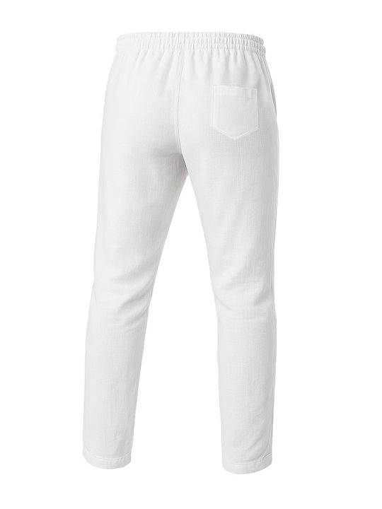Trousers in Relaxed Fit White