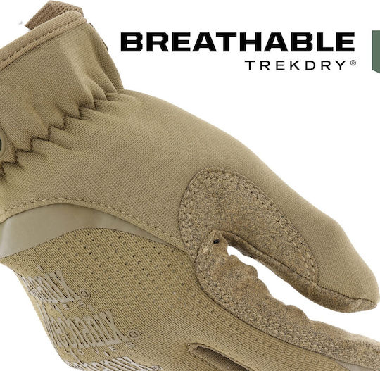 Mechanix Wear Fastfit Coyote Xxl Gloves for Work Beige Synthetic Leather 1pcs
