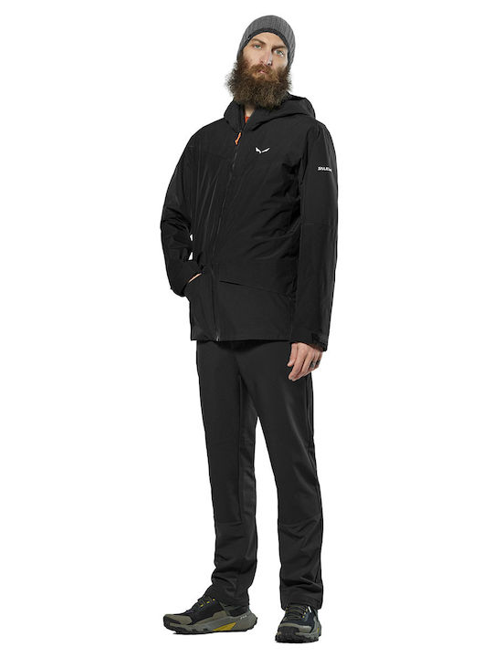 Puez Catinaccio 2 Twr Hd Winter Hardshell Waterproof and Windproof Black Jacket