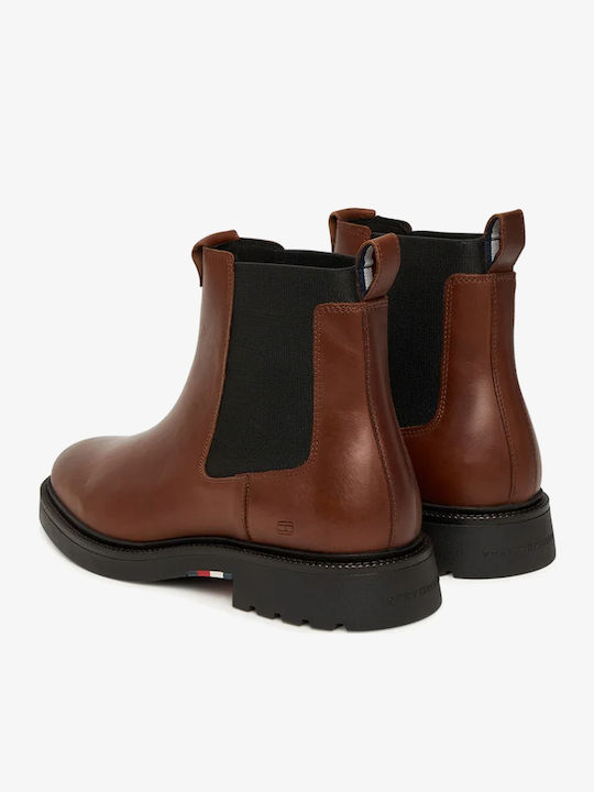 Leather Tabac Brown Chelsea Boots