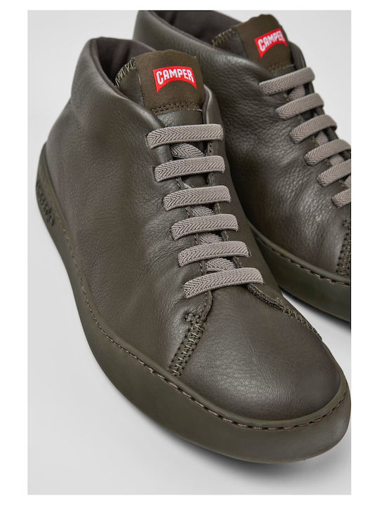 Peu Touring Leather Green Men's Boots Anatomical